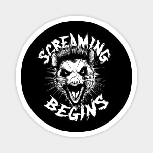 Screaming Begins - Possum 90s Inspired Magnet